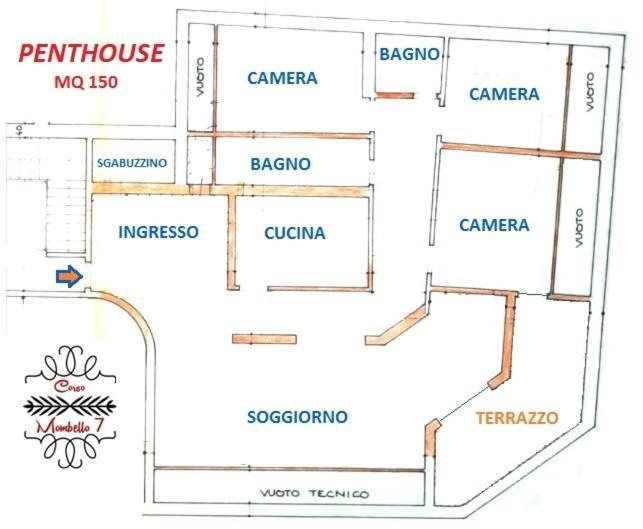 Penthouse Three Bedrooms サンレモ エクステリア 写真